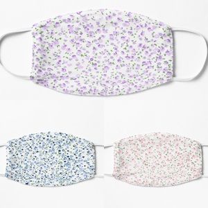 Floral print face mask/covering